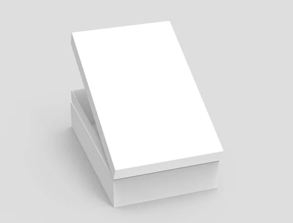 Scatola di carta bianca — Foto Stock