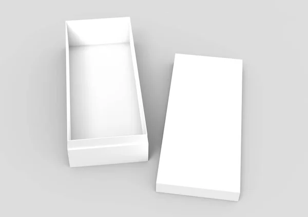 空白の紙箱 — ストック写真