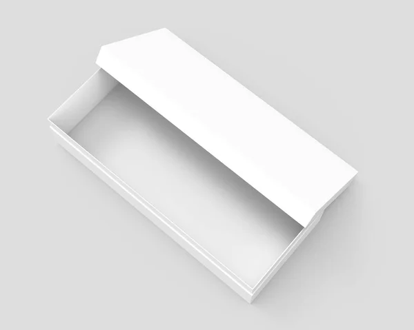 Caja de papel en blanco — Foto de Stock