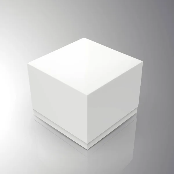 Design de caixa em branco — Vetor de Stock