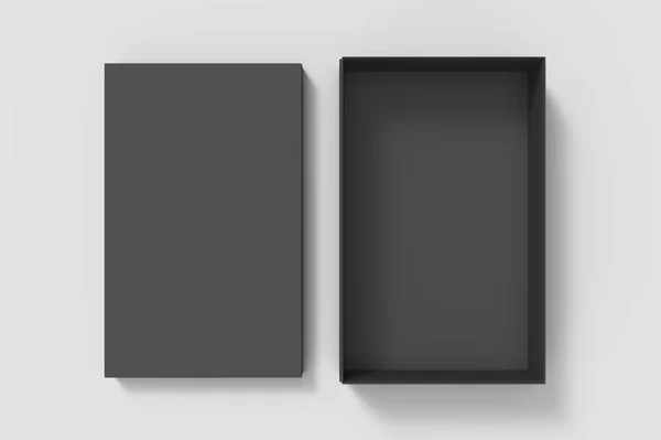 Caja de papel negro —  Fotos de Stock