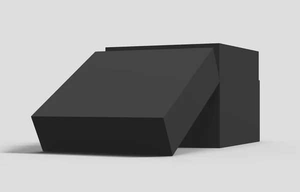 Musta paperilaatikko — kuvapankkivalokuva