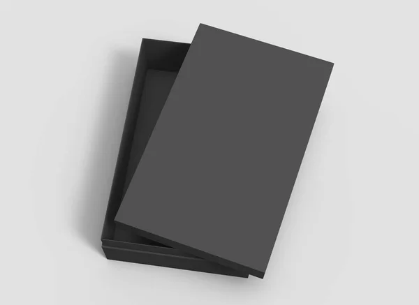 Black paper box — Stock Photo, Image