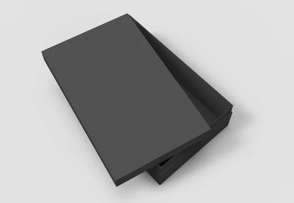 Black paper box — Stock Photo, Image