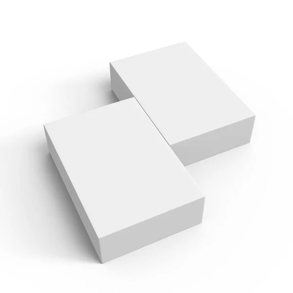 Design de caixas em branco — Fotografia de Stock