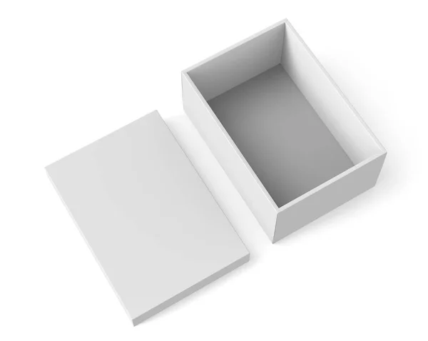 Caja de papel en blanco —  Fotos de Stock