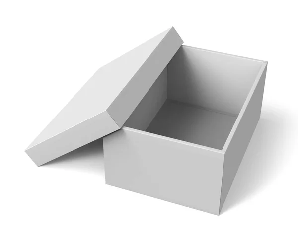 Caja de papel en blanco — Foto de Stock