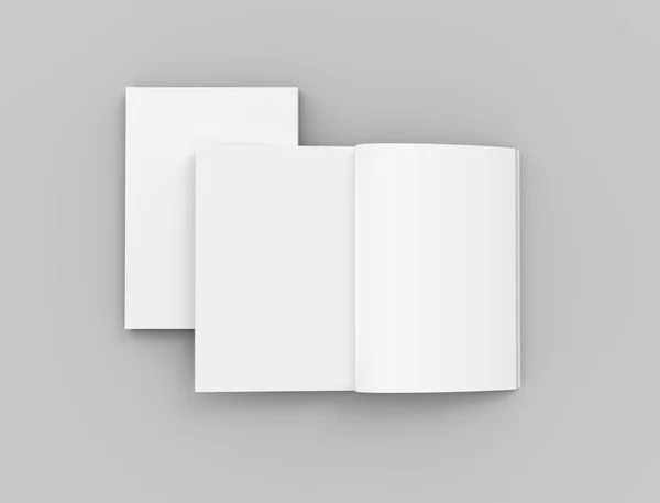 Σχεδιασμό κενό βιβλία — Φωτογραφία Αρχείου