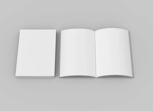 Livros em branco design — Fotografia de Stock