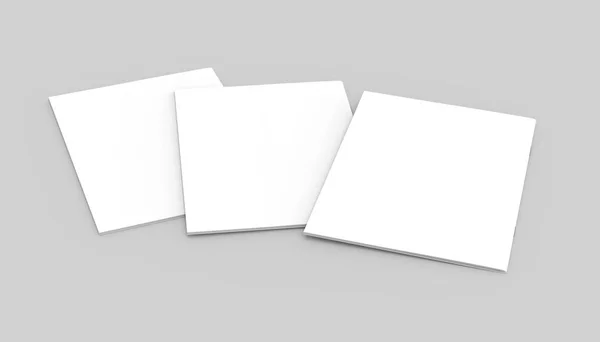 Brochuras em branco design — Fotografia de Stock