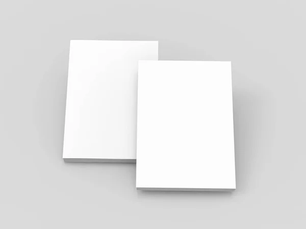Blanco boeken design — Stockfoto