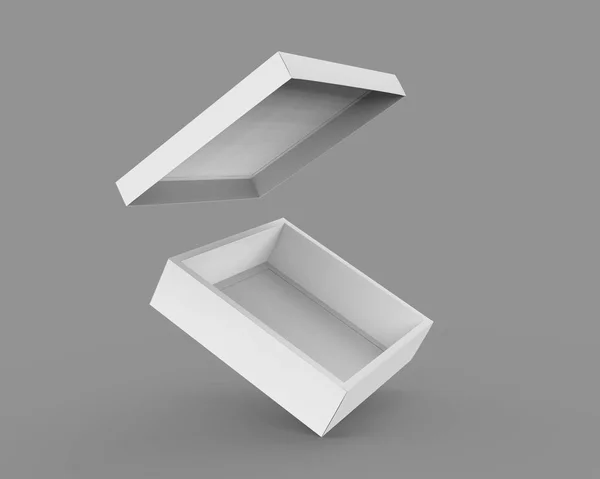 Design de caixa em branco — Fotografia de Stock