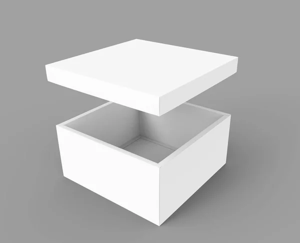 Diseño de caja en blanco — Foto de Stock