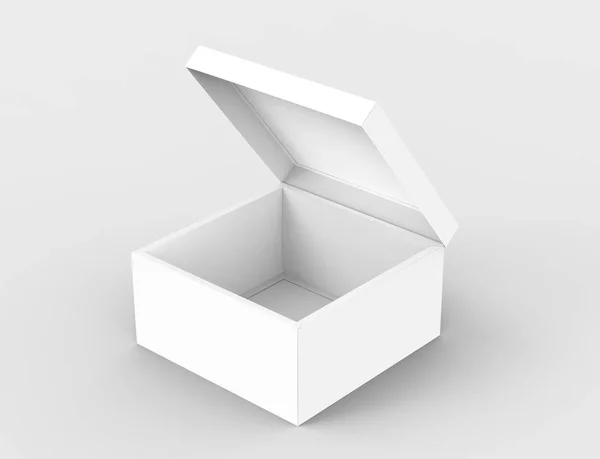 Diseño de caja en blanco — Foto de Stock