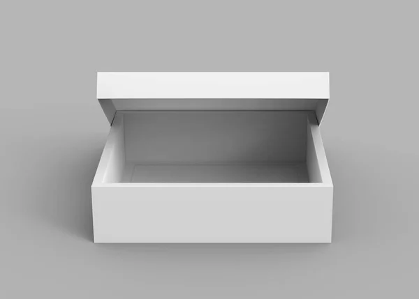 Diseño de caja en blanco — Foto de Stock