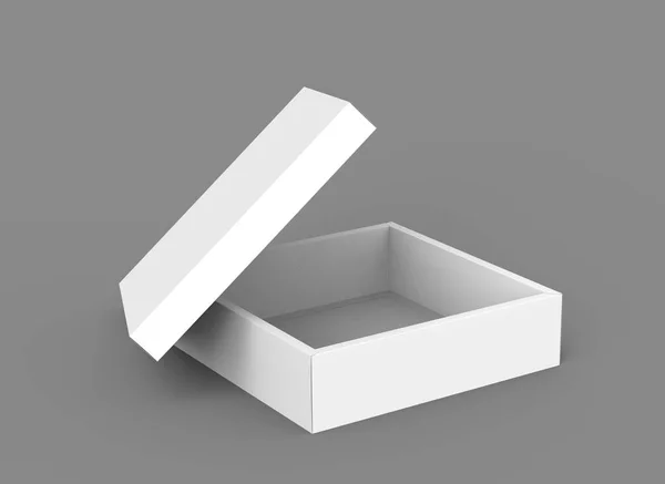 Diseño de caja en blanco — Foto de Stock