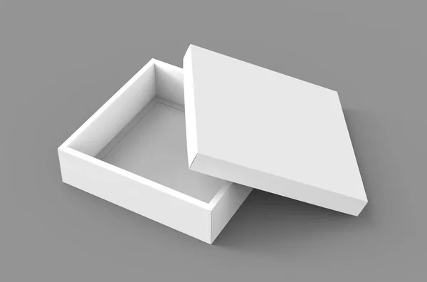 Diseño de caja en blanco — Foto de Stock