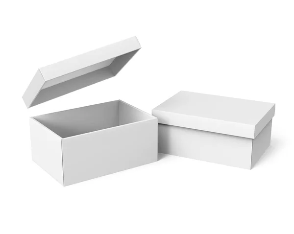 Diseño de cajas en blanco —  Fotos de Stock