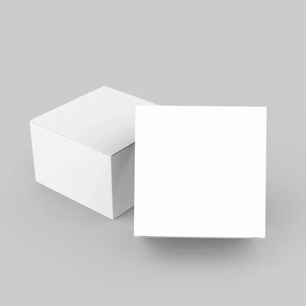 Дизайн пустых коробок — стоковое фото