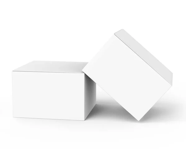 Diseño de cajas en blanco —  Fotos de Stock