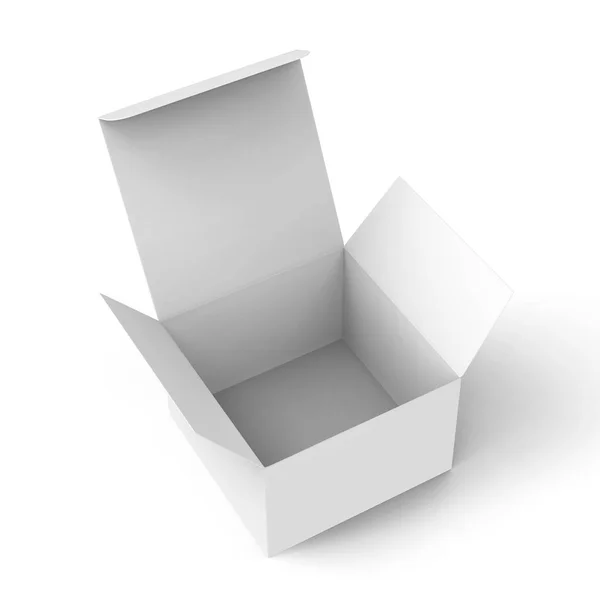 Diseño de caja en blanco — Foto de Stock