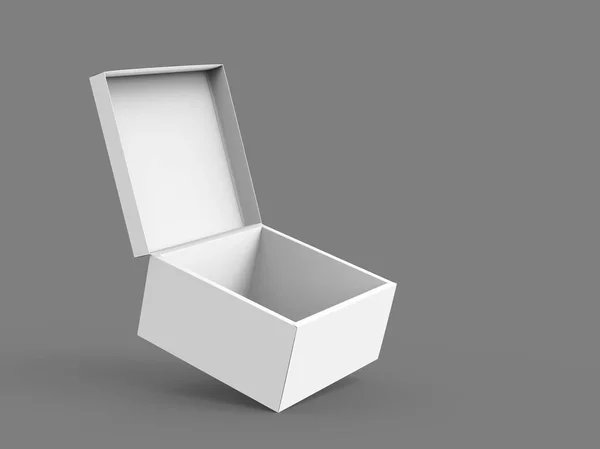 Diseño de caja en blanco — Foto de Stock