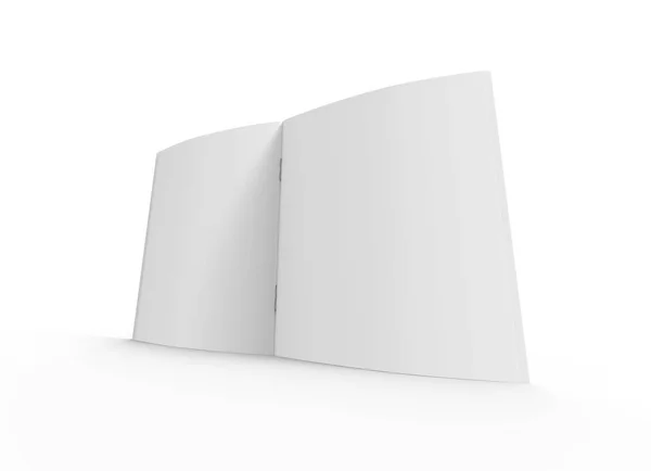 Progettazione di brochure in bianco — Foto Stock