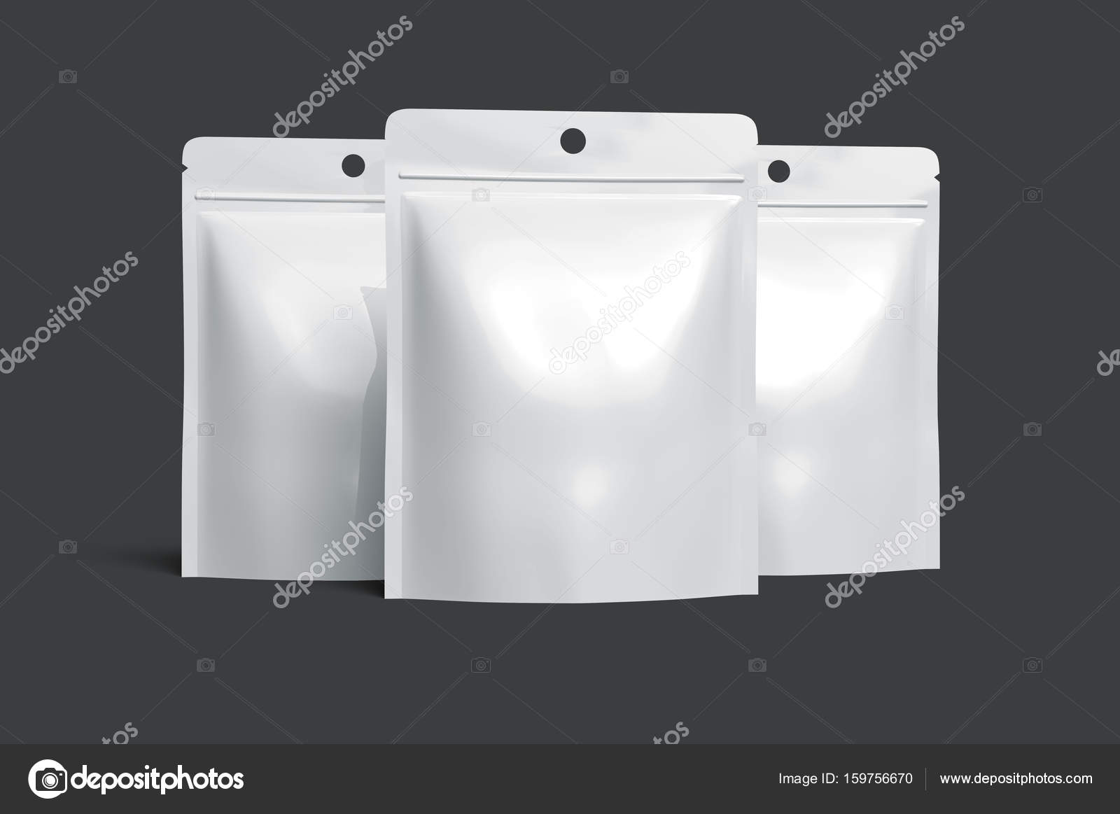 Blank zipper pouches Stock Photo by ©kchungtw 159756670