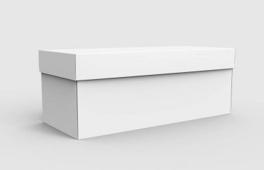 bir boş kağıt beyaz kutu