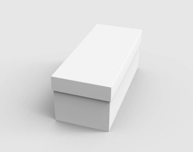 bir boş kağıt beyaz kutu