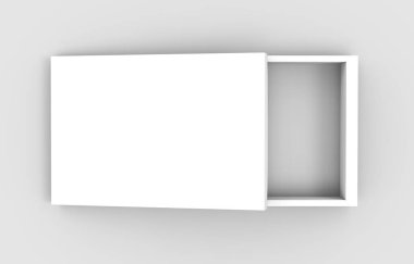 boş kutu Üstten Görünüm