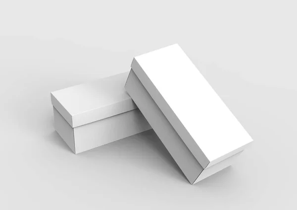 Пустые бумажные коробки — стоковое фото