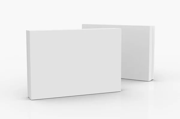 Cajas de papel en blanco — Foto de Stock