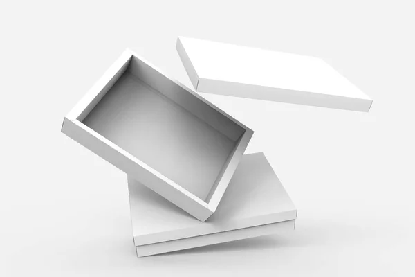 Blank paper boxes — Stock Photo, Image