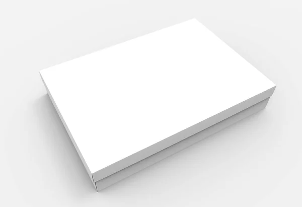 空白のフラット ボックス — ストック写真