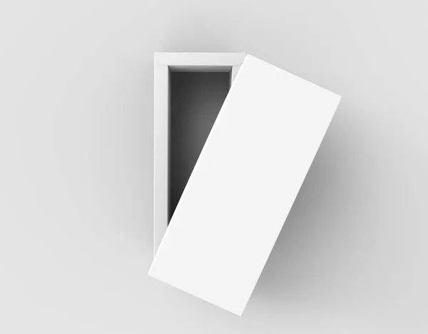 Top view of blank box — Stock Photo, Image