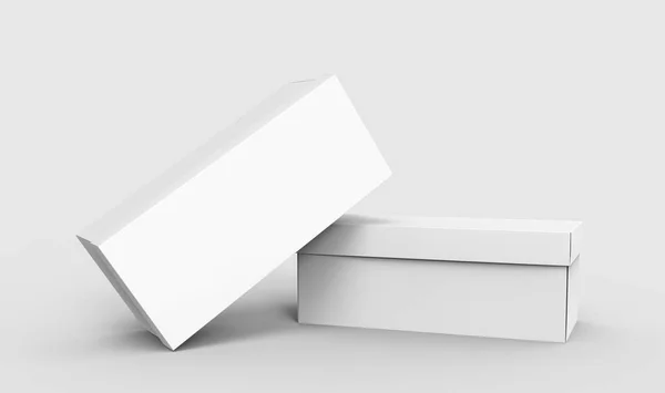 Пустые бумажные коробки — стоковое фото