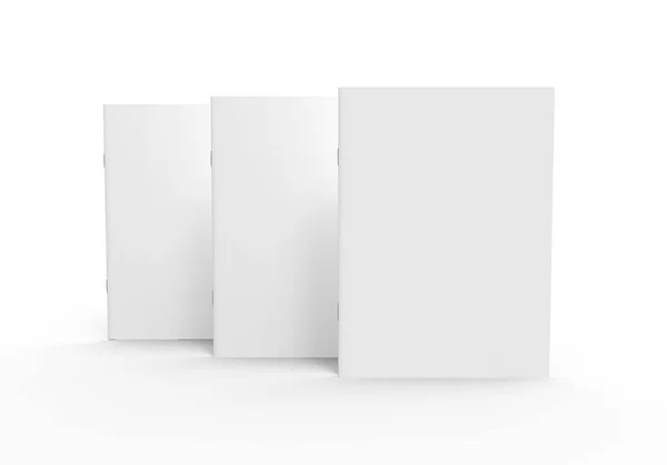 Κενή άσπρη περιοδικά — Φωτογραφία Αρχείου
