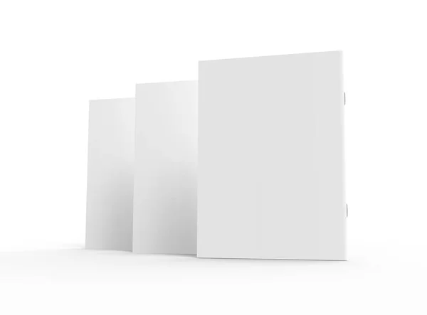 Blank white magazines — Stock Photo, Image