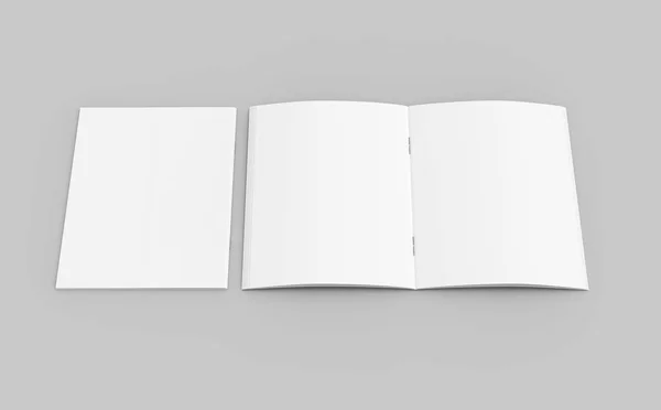 Modelo de brochura em branco — Fotografia de Stock