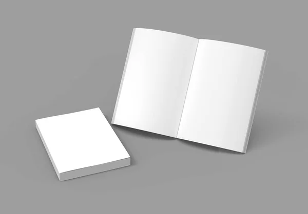 Šablona prázdné knihy — Stock fotografie