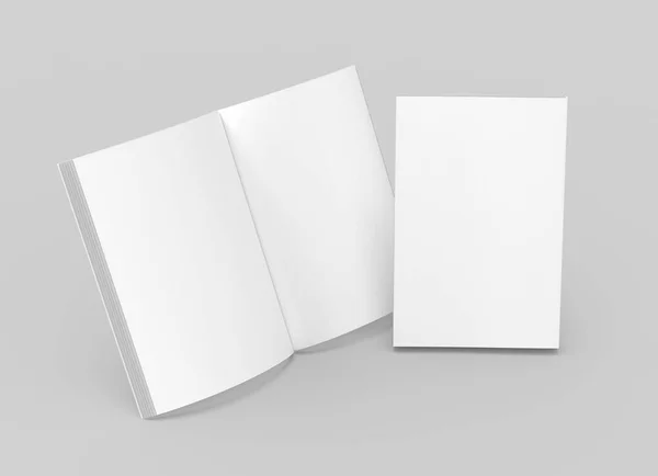 Šablona prázdné knihy — Stock fotografie