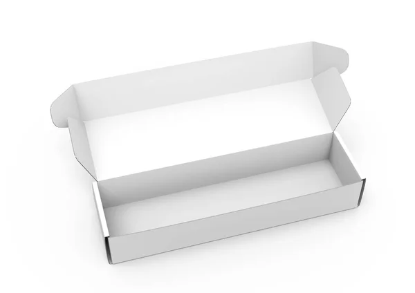 空白の紙ボックスを模擬 — ストック写真