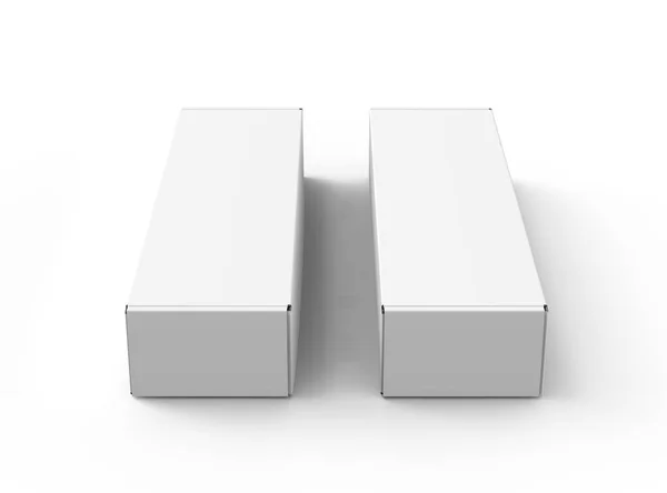 Blank paper box mock up — Stock Photo, Image