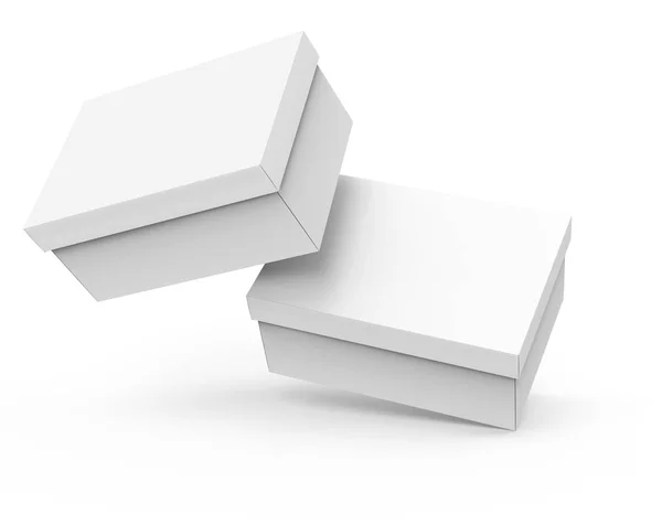 Plantilla de caja de papel en blanco — Foto de Stock