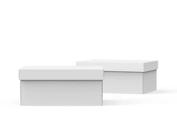 白紙の用紙ボックス テンプレート — ストック写真