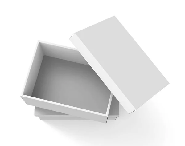 Plantilla de caja de papel en blanco —  Fotos de Stock