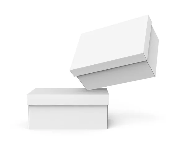 Plantilla de caja de papel en blanco — Foto de Stock