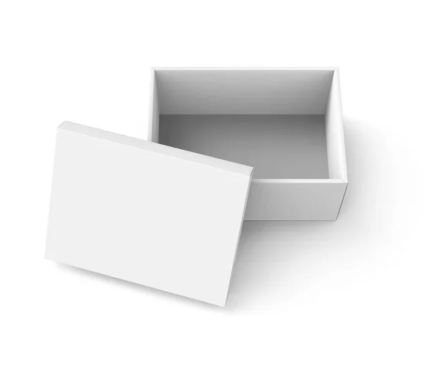 Modello di scatola di carta vuota — Foto Stock