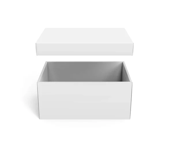 Plantilla de caja de papel en blanco — Foto de Stock